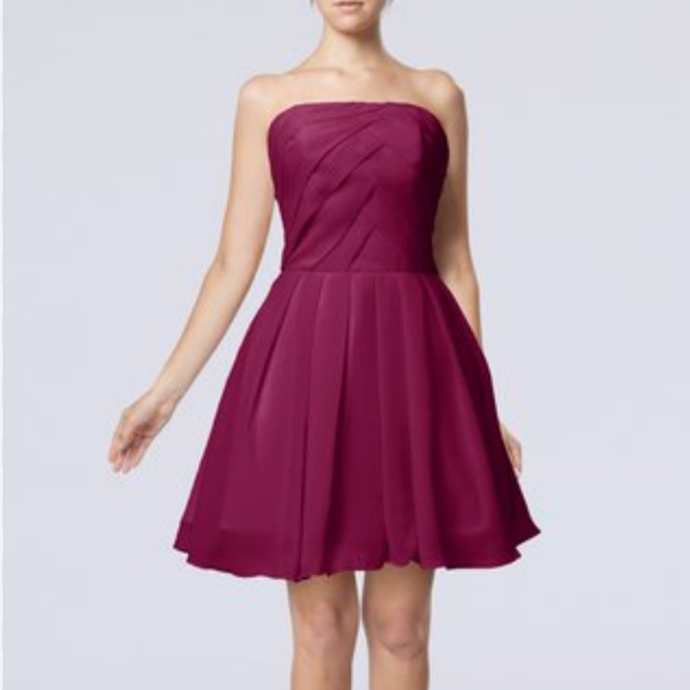 NWT Express Magenta Strapless Dress, Size 8